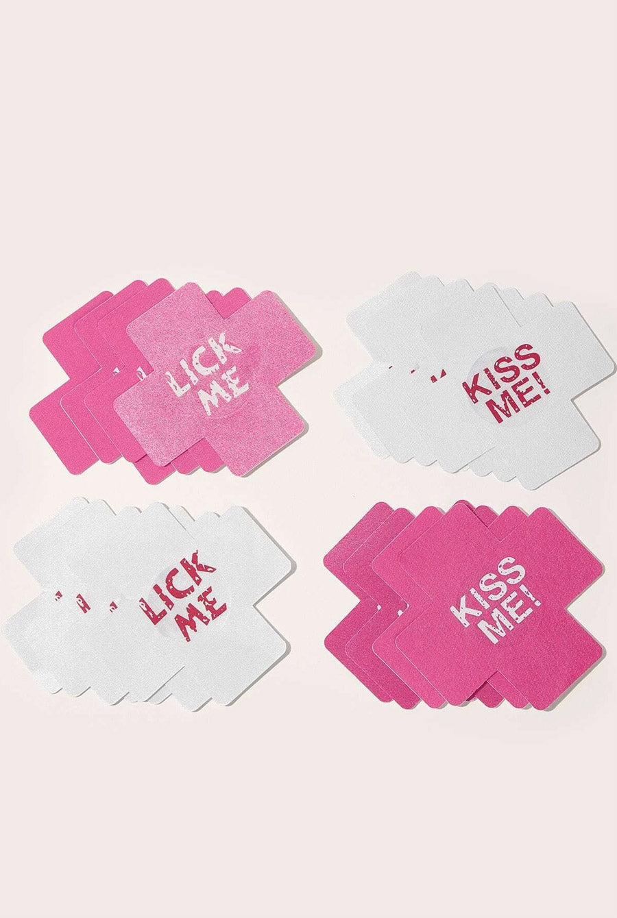 Nipple Covers - Pink & White - PureDiva