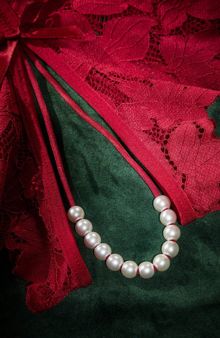 Open Crotch Panty Lingerie Set