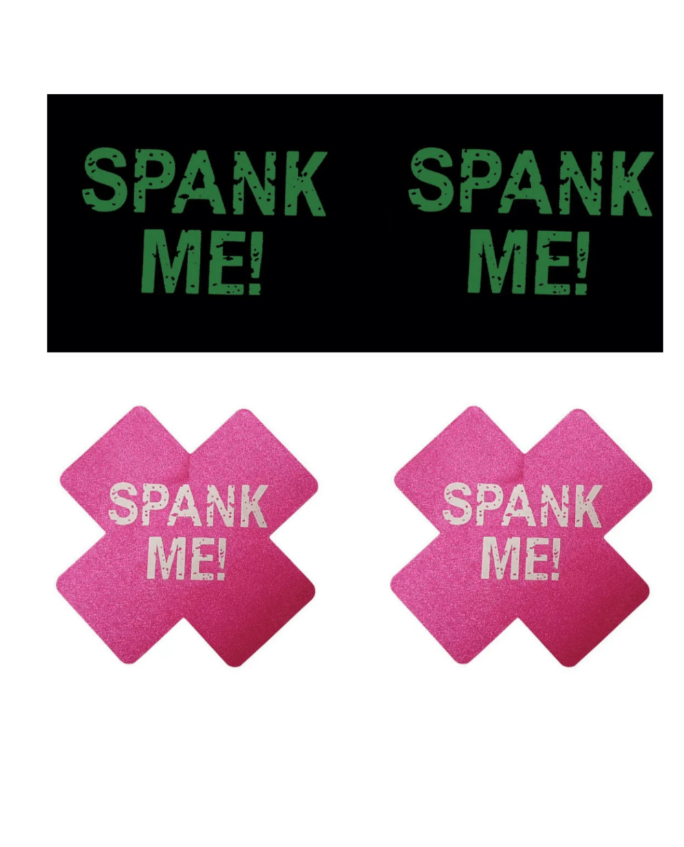 Spank Me! Glow-In-The-Dark nipple pasties
