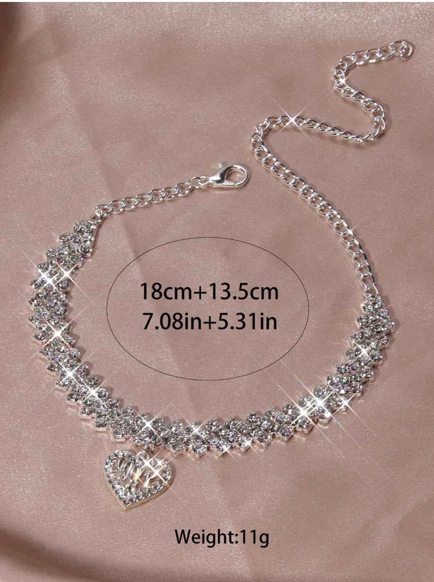 Heart Shaped Anklet