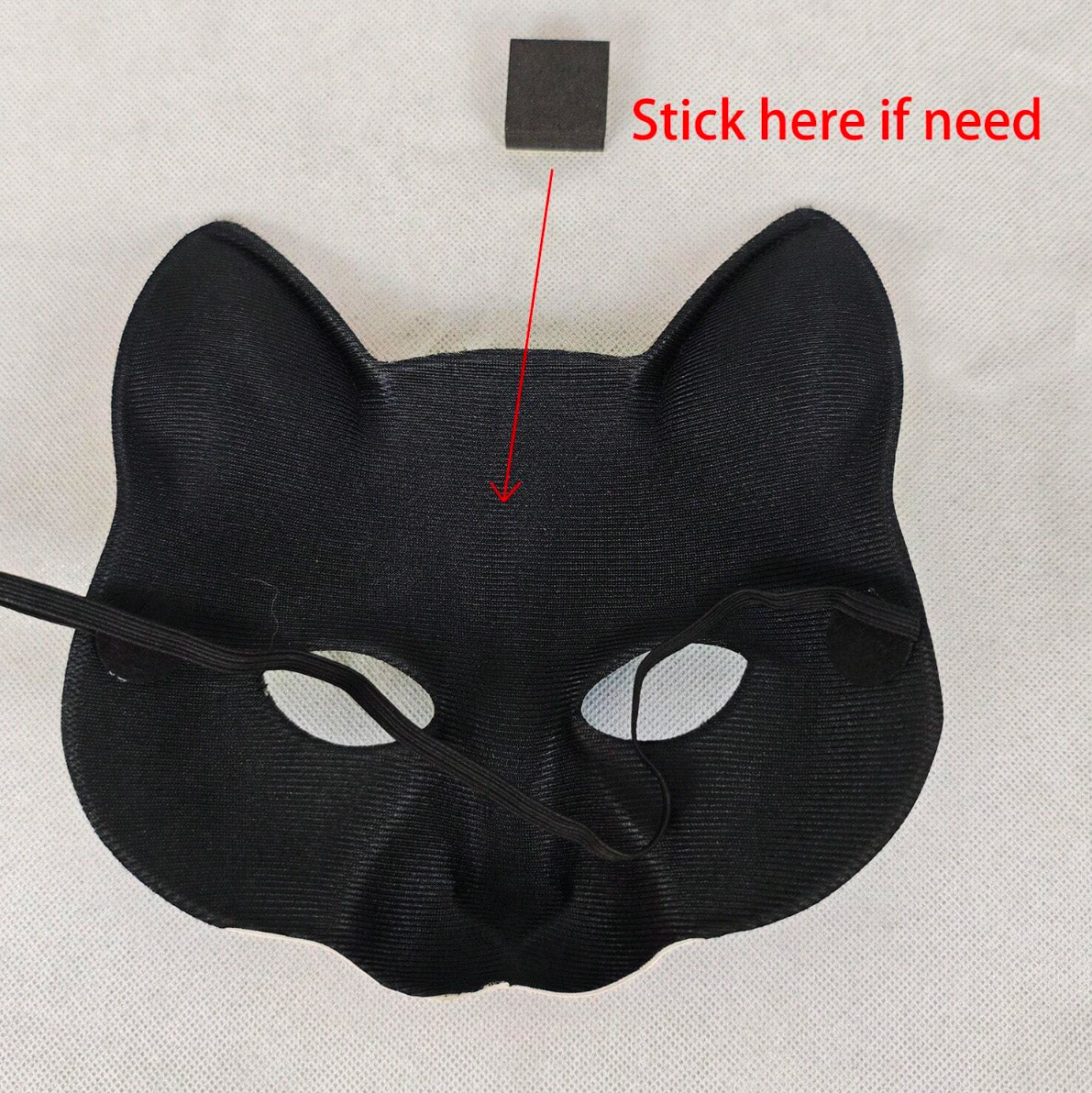 PU Leather Black Cat Mask - PureDiva