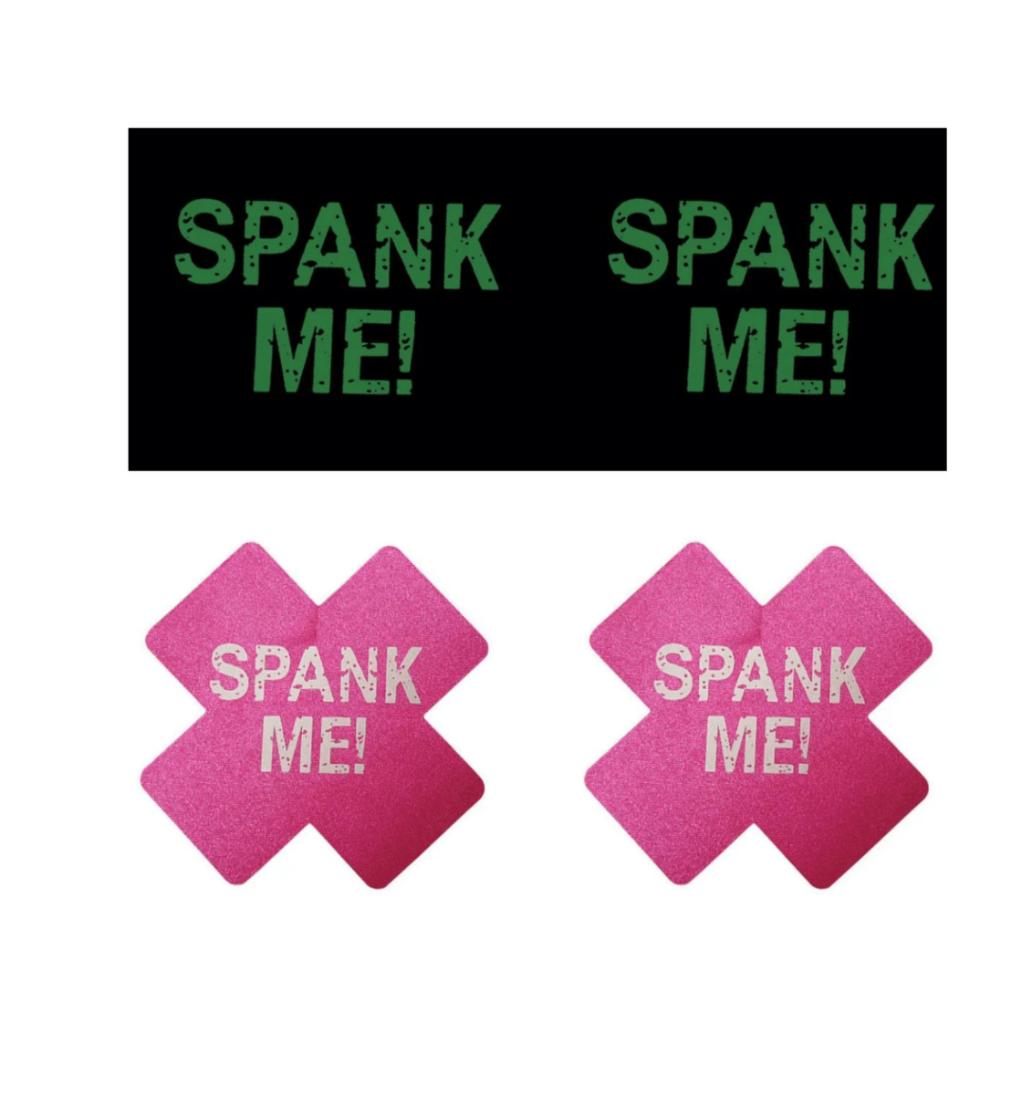 Spank Me! Glow-In-The-Dark nipple pasties