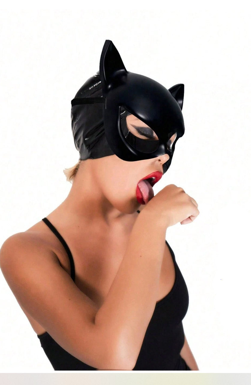 Sexy Black Cat Mask - PureDiva