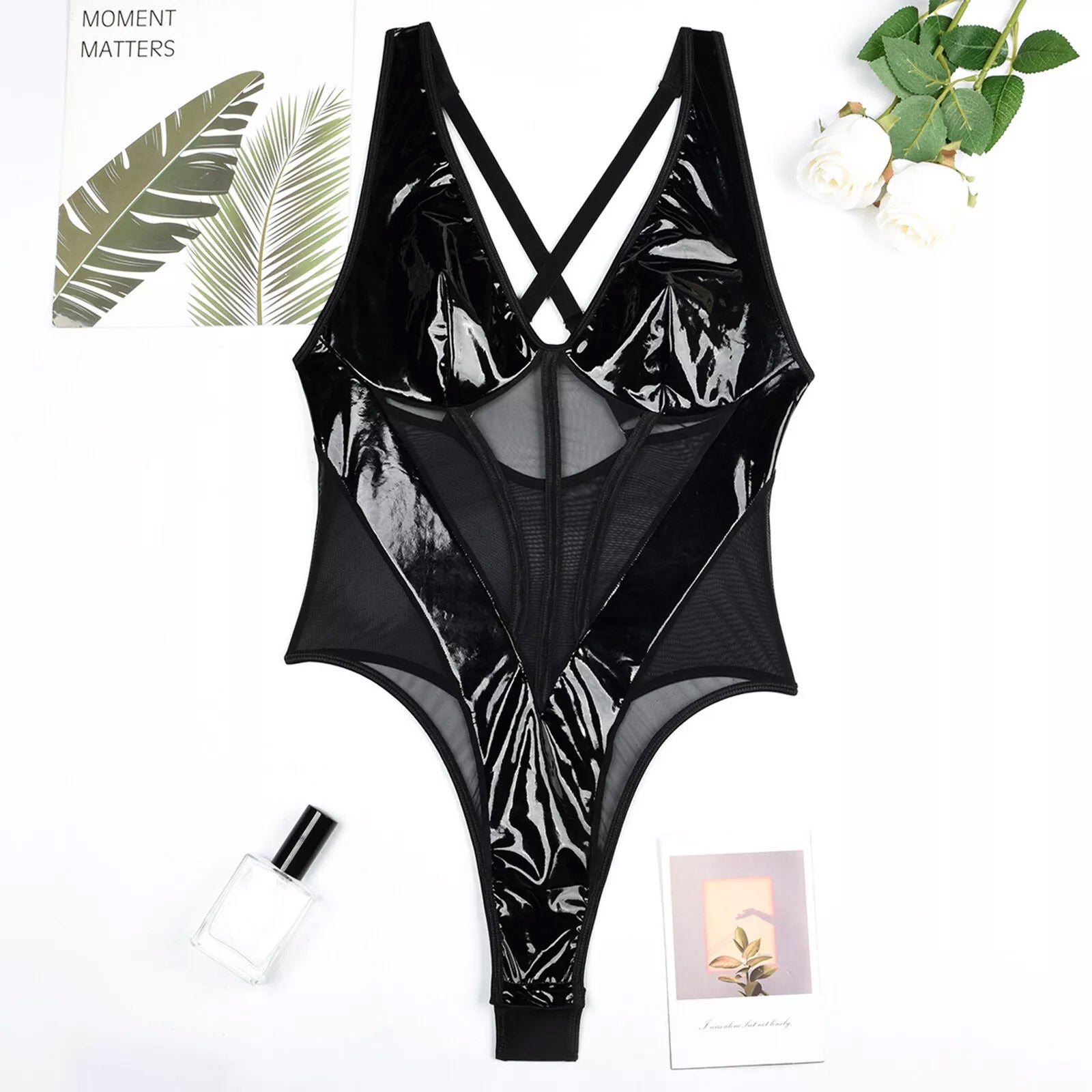 Sexy Vinyl Vivian Bodysuit - PureDiva