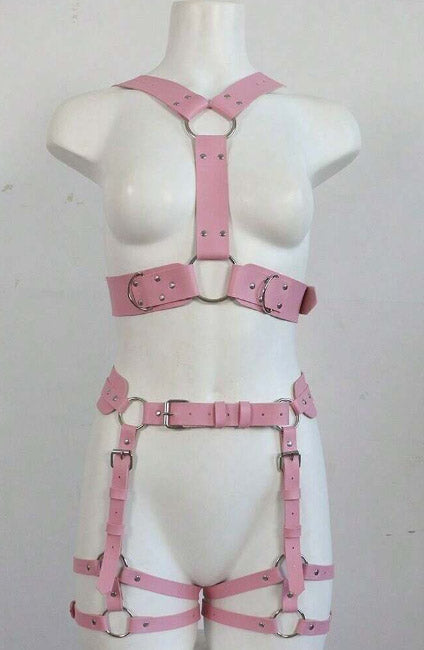 Body Pink Harness set, - PureDiva