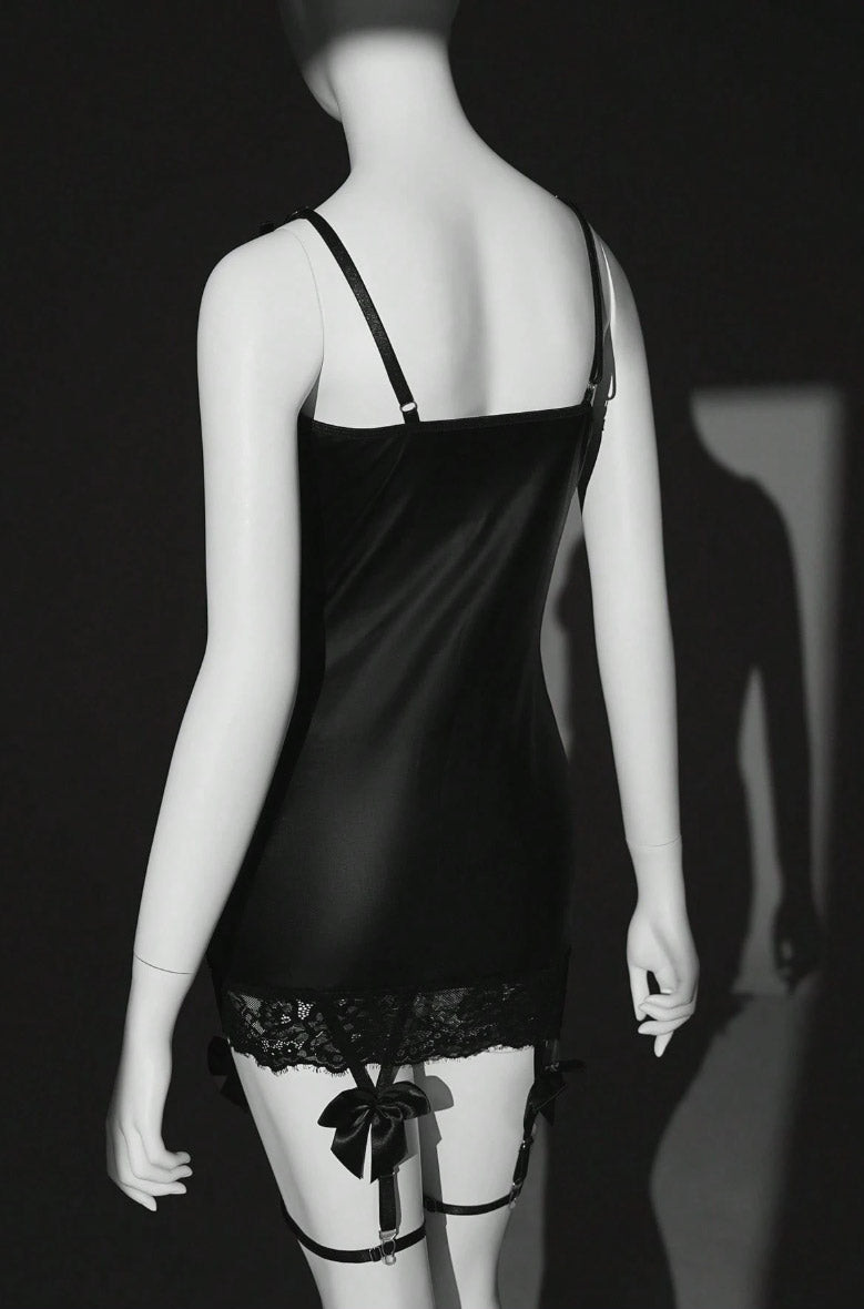 Sexy PU Chemise Lingerie