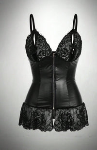Daring Wet Look Chemise