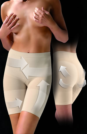 Control Body 410597 Shaping Shorts Bianco - PureDiva