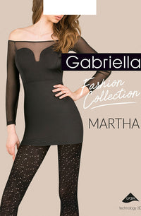 Gabriella Martha Tights Black - PureDiva