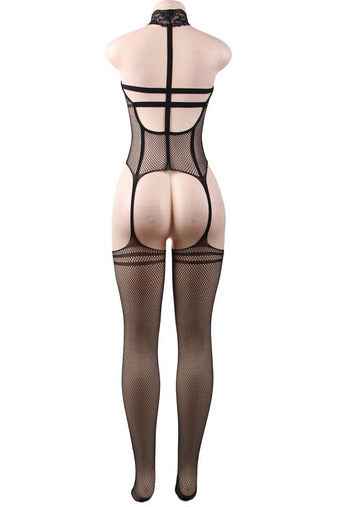 Fishnet Lace Top bodystockings
