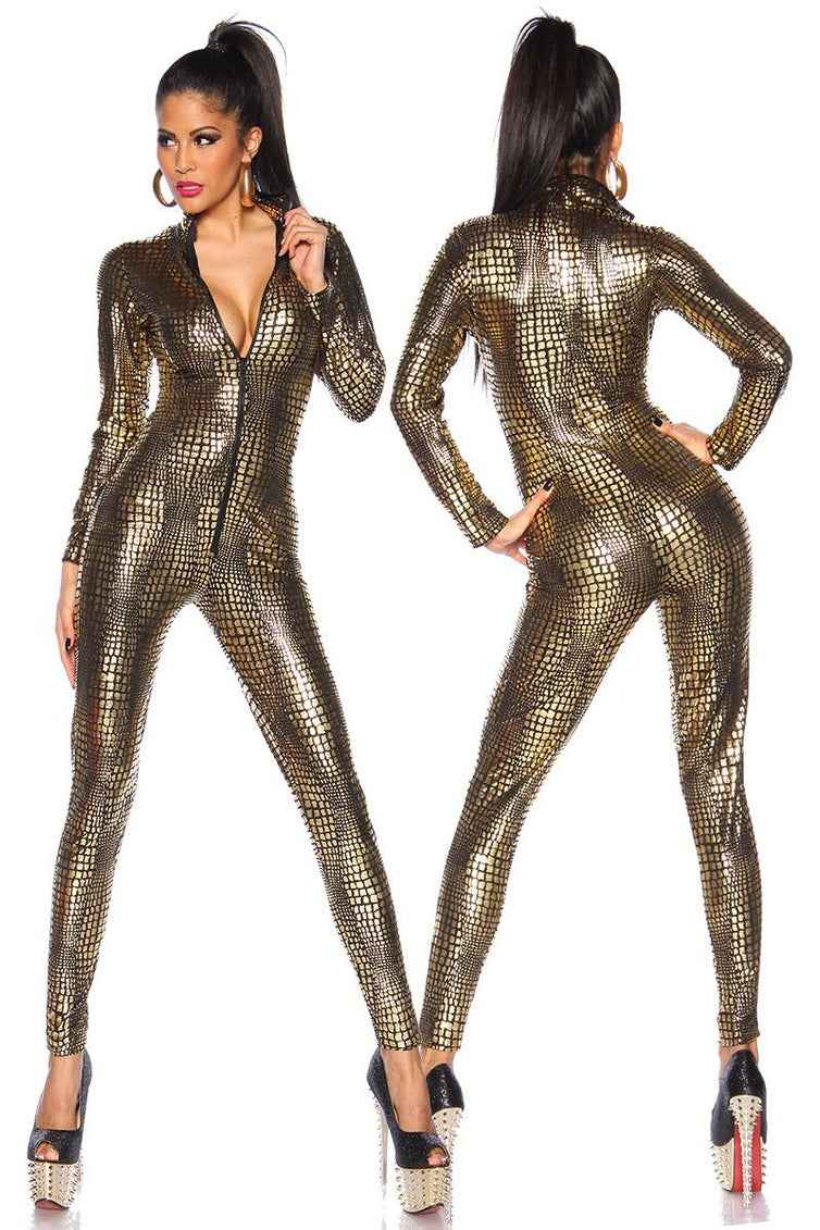 Gold Reptile Jumpsuit
