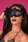 Black Diamante Eye Mask-Mask-PureDiva