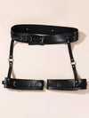 Leather Fetish Harness Strap Belt-Garters-PureDiva