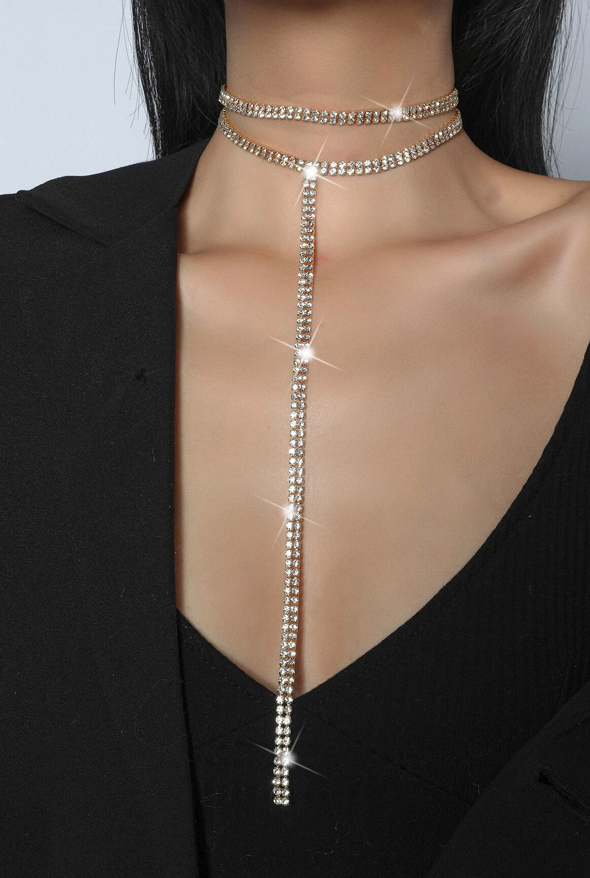 Sexy Rhinestone Choker-Jewellery-PureDiva