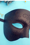 Opera Half Face Masquerade Mask-Mask-PureDiva