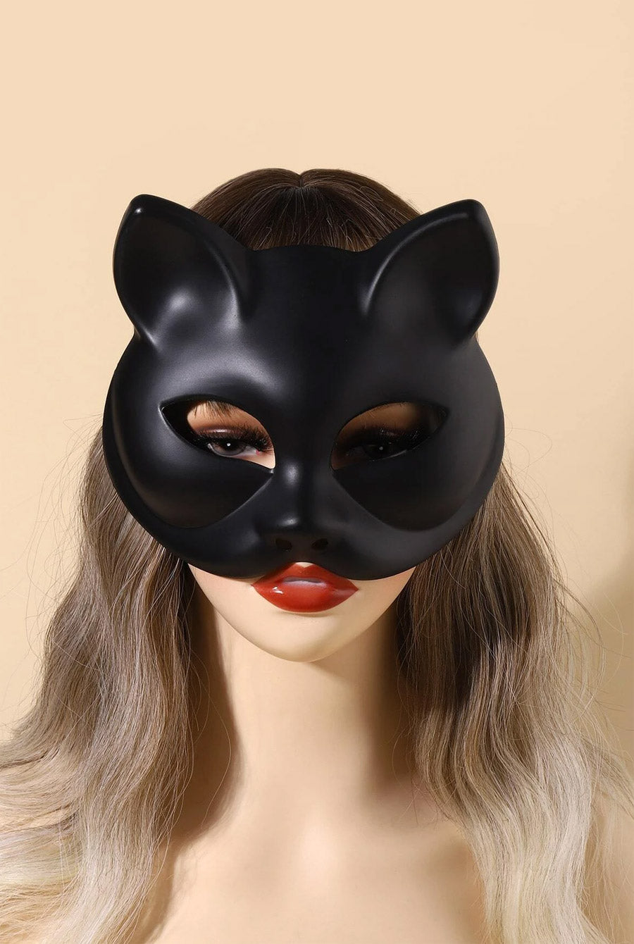 Black Cat Mask Costume-Mask-PureDiva