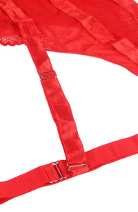 YesX YX858 Red Bodysuit - PureDiva