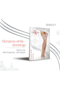 Beauty Night BN6543 Romance Stockings Cherry - PureDiva