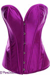 Elegant Fuschia Pink Corset-Corset-PureDiva