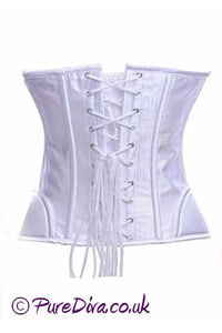 Elegant White Corset-Corset-PureDiva