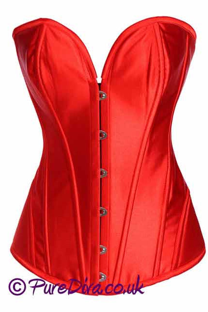 Red Corset-Corset-PureDiva