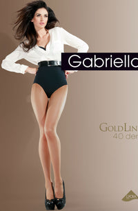 Gabriella Classic Gold 40 Tights Beige - PureDiva