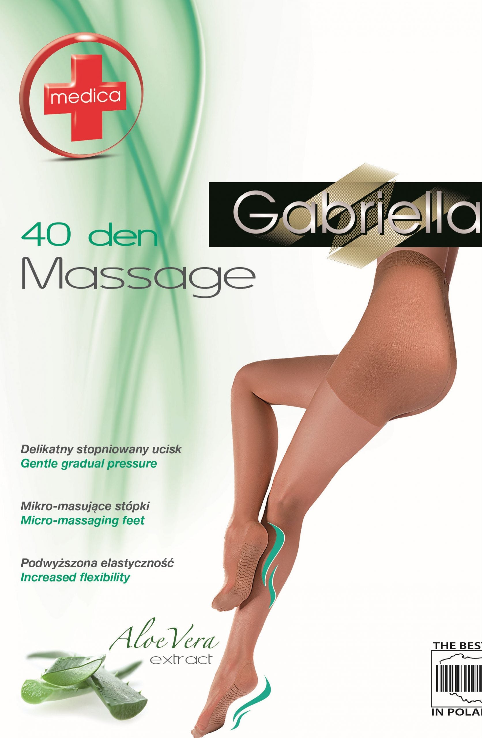 Gabriella Classic Massage 118 Tights Beige - PureDiva