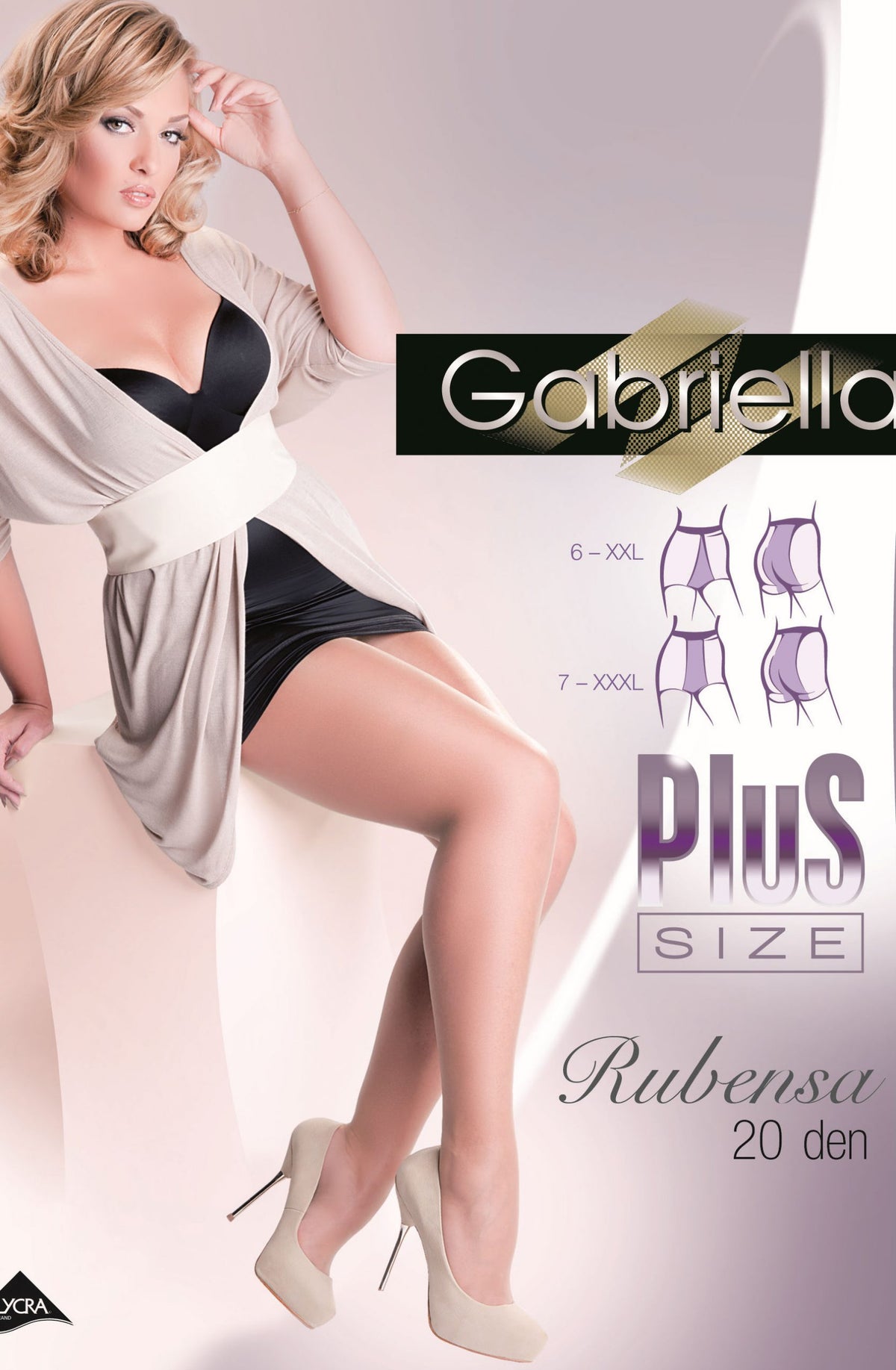 Gabriella Plus Rubensa 161 Tights Beige - PureDiva
