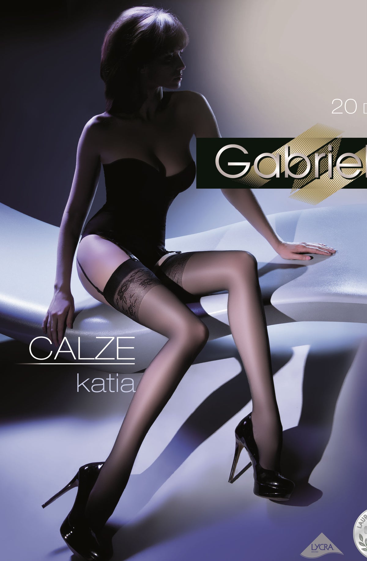 Gabriella Katia 227 Stockings Katia Black - PureDiva