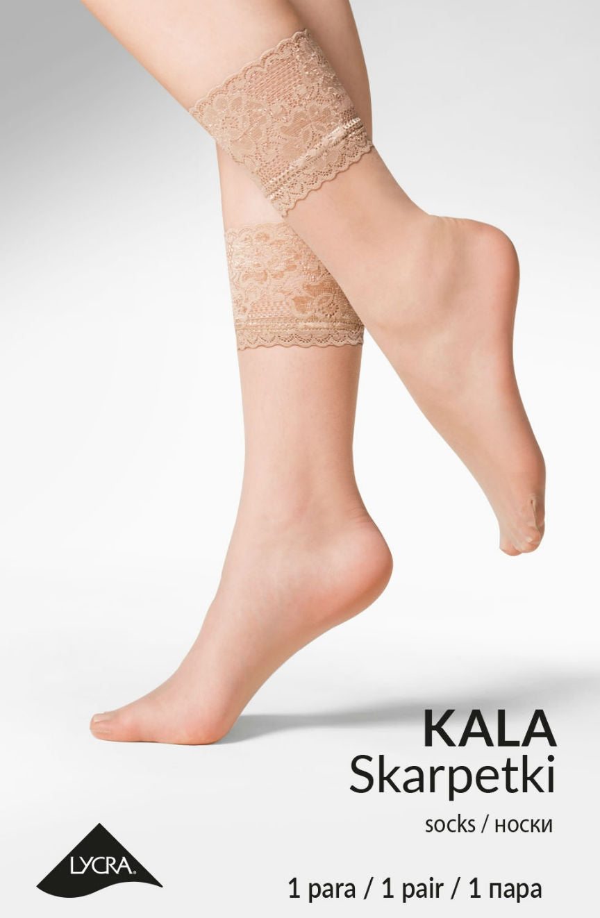 Gabriella Kala Sock 690 Black - PureDiva