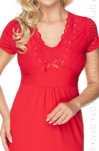 Irall Gia Red Nightdress | PureDiva