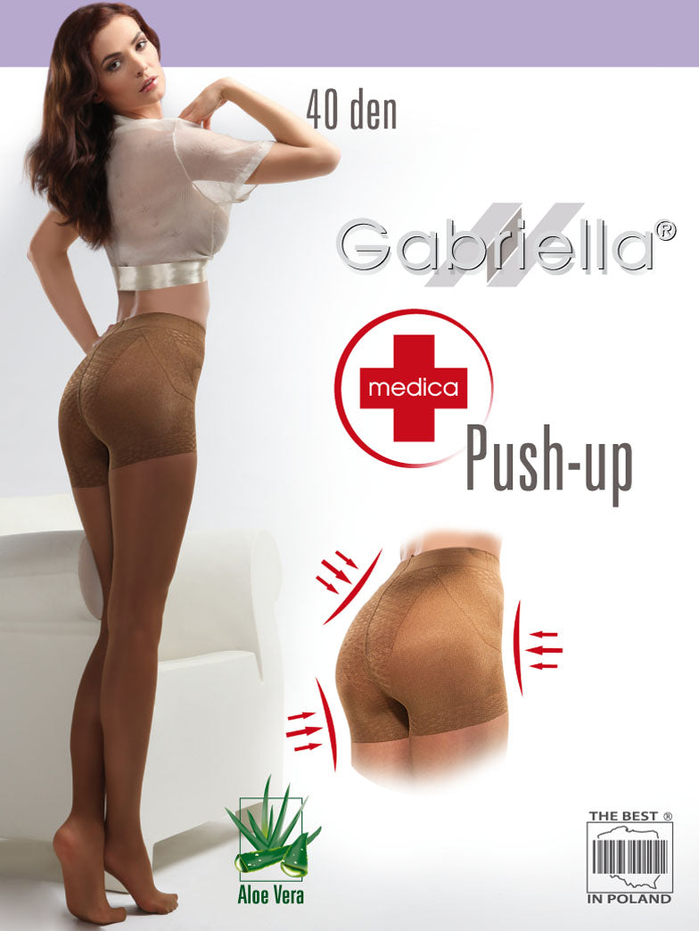 Gabriella Classic 40 Push Up 128 Tights Beige - PureDiva